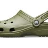 Sandales unisexes Crocs Classic Beach vert armée 10001-309