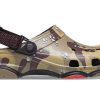 Sandales unisexes Crocs Classic Clog Desert Camouflage Beach, noir et marron, 207305-088