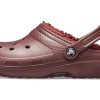 Sandales unisexes Crocs Classic Clog Sports, rouge vin, 203591-60U