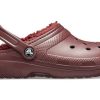 Sandales unisexes Crocs Classic Clog Sports, rouge vin, 203591-60U