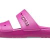 Sandales unisexes Crocs Classic Cozy violettes et rouges 206761-6SV
