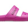 Sandales unisexes Crocs Classic Cozy violettes et rouges 206761-6SV
