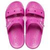 Sandales unisexes Crocs Classic Cozy violettes et rouges 206761-6SV