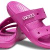 Sandales unisexes Crocs Classic Cozy violettes et rouges 206761-6SV