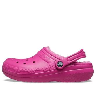 Sandales unisexes Crocs Classic Lined Clog Sports, violettes et rouges, 203591-6SV
