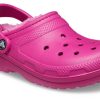 Sandales unisexes Crocs Classic Lined Clog Sports, violettes et rouges, 203591-6SV