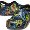 Sandales unisexes Crocs Classic Tie Dye Beach bleu denim 205453-4SW