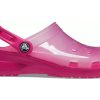 Sandales unisexes Crocs Jelly Crocs transparentes rouges 206908-6X0