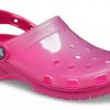 Sandales unisexes Crocs Jelly Crocs transparentes rouges 206908-6X0