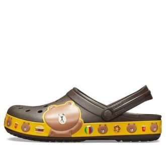 Sandales unisexes Crocs x Line Friends Beach marron 205791-206