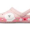 Sandales unisexes Crocs x Line Friends Beach Rose 205791-606