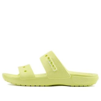 Sandales unisexes jaunes Crocs Soft Sole Cozy Sports 206761-3U4
