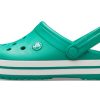 Sandales unisexes légères et résistantes Crocs Crocband vertes 11016-3TL