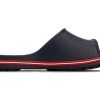 Sandales unisexes noires Crocs Crocband « Bleu foncé rouge » 204108-4CC