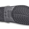 Sandales unisexes noires Crocs Crocband Bold Logo 206021-02G