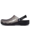 Sandales unisexes noires transparentes Crocs Jelly 206908-001