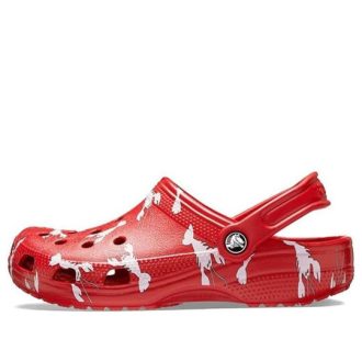 Sandales unisexes rouges Crocs 206375-60K