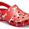 Sandales unisexes rouges Crocs 206375-60K