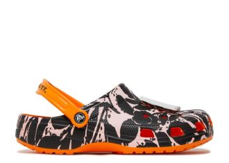 Stance x B. Thom x Classic Clog « Pochoir floral »