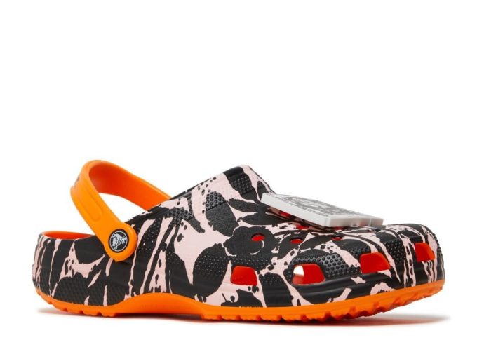 Stance x B. Thom x Classic Clog « Pochoir floral »