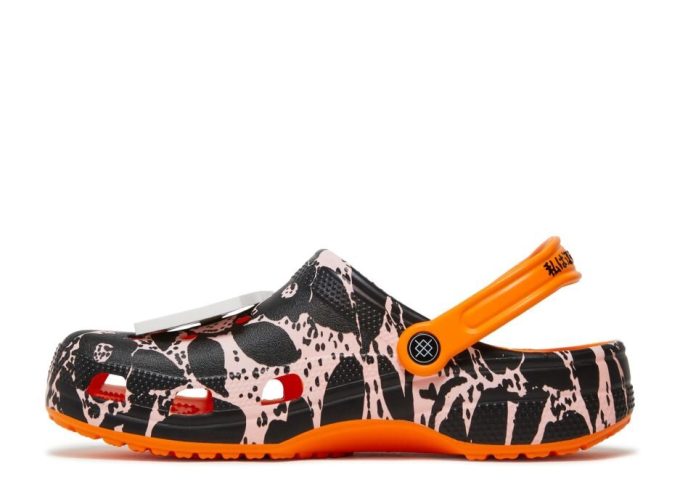 Stance x B. Thom x Classic Clog « Pochoir floral »