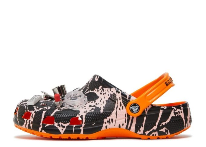 Stance x B. Thom x Classic Clog « Pochoir floral »