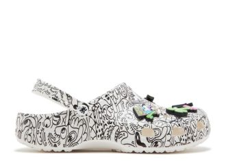 Steven Harrington x Classic Clog « Quickstrike – Blanc Noir »