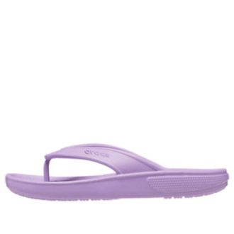 Tongs antidérapantes Crocs Classic Cozy unisexes violettes 206119-5PR