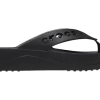 Tongs Crocs Baya à plateforme et découpes (femmes) « Noir » 208395-001
