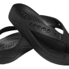 Tongs Crocs Baya à plateforme et découpes (femmes) « Noir » 208395-001
