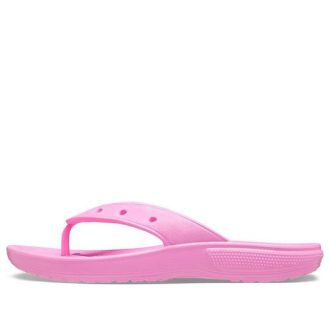 Tongs Crocs Classic Crocs Flip unisexes roses 207713-6SW