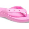 Tongs Crocs Classic Crocs Flip unisexes roses 207713-6SW