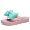 Tongs Crocs Classic Platform Bow (femmes) « Rose sarcelle » 210182-606