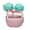 Tongs Crocs Classic Platform Bow (femmes) « Rose sarcelle » 210182-606