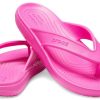 Tongs Crocs Classic Soft Sole Cozy unisexes roses 206119-6QQ