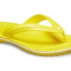 Tongs Crocs Crocband Flip Jaune 11033-7B0