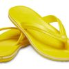 Tongs Crocs Crocband Flip Jaune 11033-7B0