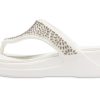 Tongs Crocs (femmes) « Blanc » 206343-174