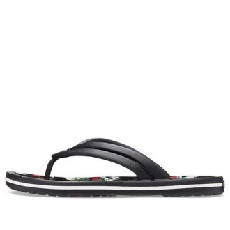 Tongs Crocs (femmes) Crocband Flowers Noir 206101-0FF