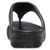 Tongs Crocs (femmes) à semelle épaisse, couleur cuivre noir 205604-0FG