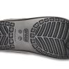 Tongs Crocs (femmes) à semelle épaisse, couleur cuivre noir 205604-0FG
