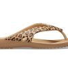 Tongs Crocs Kadee II à imprimé léopard (femmes) Marron 206398-98R