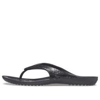 Tongs Crocs Kadee II Light Cozy unisexes noires 207314-001