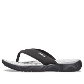 Tongs Crocs Reviva Blanc Noir 205715-060