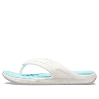 Tongs Crocs Reviva Bleu Blanc 205545-18B