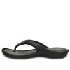 Tongs Crocs Soft Sole Cozy unisexes, noir et gris, 10024-05M