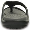 Tongs Crocs Soft Sole Cozy unisexes, noir et gris, 10024-05M