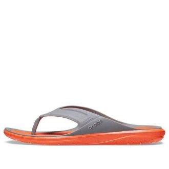 Tongs Crocs Swiftwater Wave « Orange Gris » 206242-0EK
