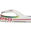 Tongs Crocs Tie Dye blanches unisexes 206358-94S