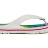 Tongs Crocs Tie Dye blanches unisexes 206358-94S